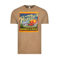 Vintage Coffee peaches records and tapes Vintage Tee - lanVoArt