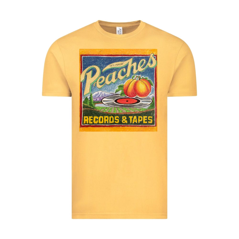 Peaches Records And Tapes Vintage Tee by lanVoArt | Teevron