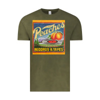 Vintage Olive peaches records and tapes Vintage Tee - lanVoArt