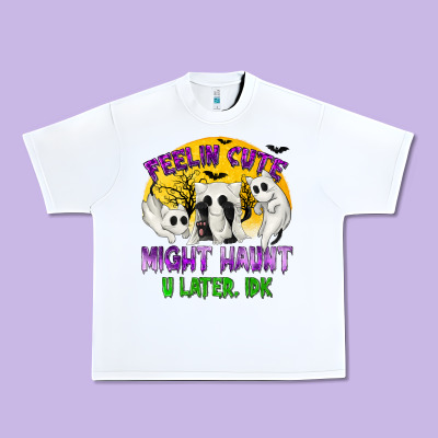 Feeling Cute Might Haunt U Later Tbw Urban Heavy Tee Designed By Texasbilliewilder