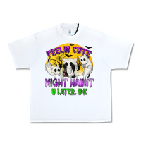 White feeling cute might haunt u later tbw Urban Heavy Tee - texasbilliewilder