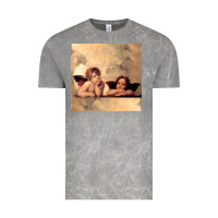 Cloud Rock Hot Trend Angels Raphael Cupid Cherubs Art Valentine Angel Vintage Tee - lanVoArt