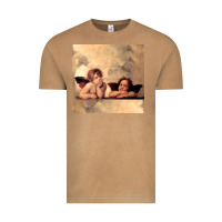 Vintage Camel Hot Trend Angels Raphael Cupid Cherubs Art Valentine Angel Vintage Tee - lanVoArt