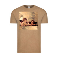 Vintage Coffee Hot Trend Angels Raphael Cupid Cherubs Art Valentine Angel Vintage Tee - lanVoArt