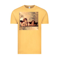 Vintage Mustard Hot Trend Angels Raphael Cupid Cherubs Art Valentine Angel Vintage Tee - lanVoArt