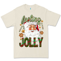 Bone Feeling Jolly with Santa Premium Tee - NancyCooperArtShop