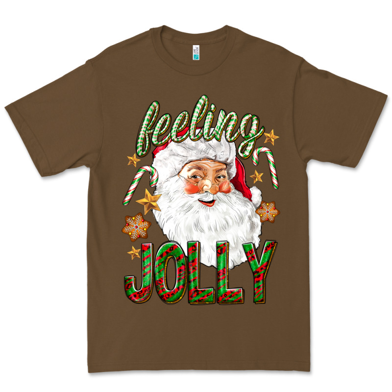 Feeling Jolly With Santa Premium Tee by NancyCooperArtShop | Teevron