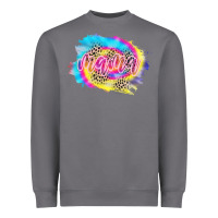 Storm Mama Tie dye Leopard Heavyweight Sweatshirt - CowCowDesign