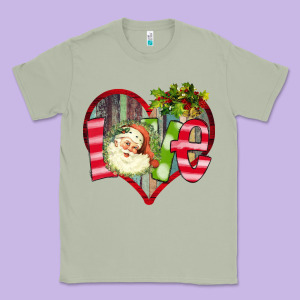 Love Christmas Santa Classic Tee Designed By Bettercallsaul