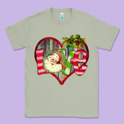 Love Christmas Santa Classic Tee Designed By Bettercallsaul