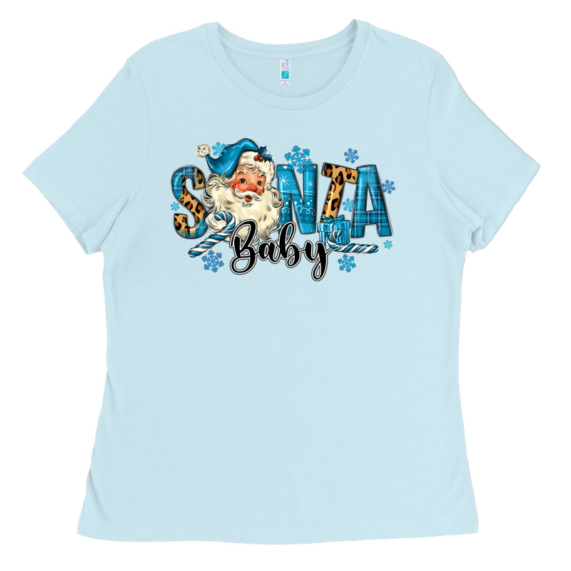 Santa Baby Christmas Ladies Tee by MaliasSmallBusiness | Teevron