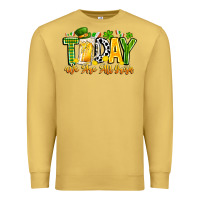 Antique Gold today we are all irish Premium Sweatshirt - CowhideDigitalArt