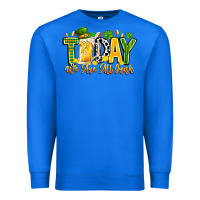 True Royal today we are all irish Premium Sweatshirt - CowhideDigitalArt