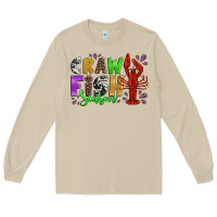 Mushroom crawfish season mardi gras carnival Long Sleeve Tee - Jasminsmagicworld