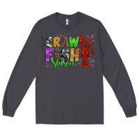 Smoke crawfish season mardi gras carnival Long Sleeve Tee - Jasminsmagicworld