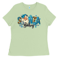 Matcha Santa Baby Christmas Ladies Tee - MaliasSmallBusiness