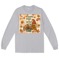 Moon Dust pumpkin kisses and harvest wishes Long Sleeve Tee - TumblerDesignByShophia