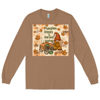 Toasted Coconut pumpkin kisses and harvest wishes Long Sleeve Tee - TumblerDesignByShophia