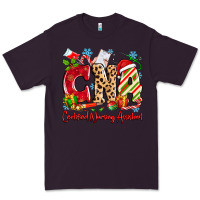 Plum CNA Certified Nursing Assistant Christmas Premium Tee - MaliasSmallBusiness