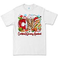 White CNA Certified Nursing Assistant Christmas Premium Tee - MaliasSmallBusiness