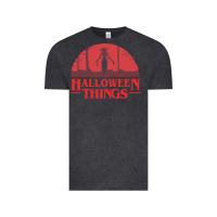 Vintage Black Halloween Things Strange Halloween Vintage Tee - lanVoArt
