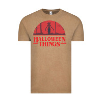 Vintage Coffee Halloween Things Strange Halloween Vintage Tee - lanVoArt