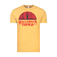 Vintage Mustard Halloween Things Strange Halloween Vintage Tee - lanVoArt