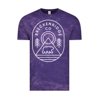 Cloud Purple Breckenridge Colorado Bear Mountains Trees Hiking Vintage Tee - lanVoArt