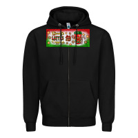 Black flannels lattes leggings Zipper Hoodie - BundleAndBundleShop