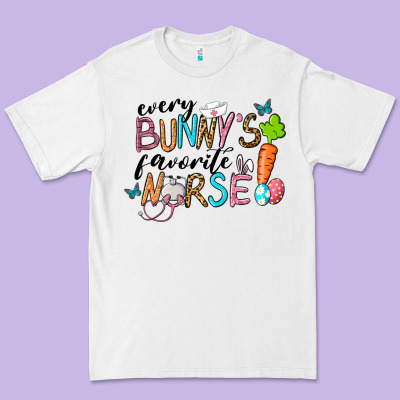 Every Bunnys Favorite Nurse Premium Tee Designed By Ranaportraitstore