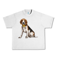 Lunar Rock beagle with overflow Urban Heavy Tee - texasbilliewilder