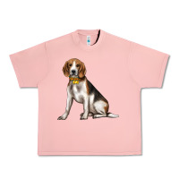 Salmon beagle with overflow Urban Heavy Tee - texasbilliewilder