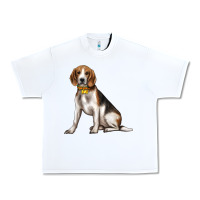 White beagle with overflow Urban Heavy Tee - texasbilliewilder