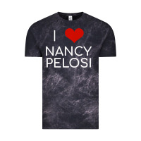 Cloud Black Limited Edition I Love Nancy Pelosi Heart Madam Speaker Democratic Pol Vintage Tee - lanVoArt