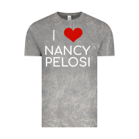 Cloud Rock Limited Edition I Love Nancy Pelosi Heart Madam Speaker Democratic Pol Vintage Tee - lanVoArt