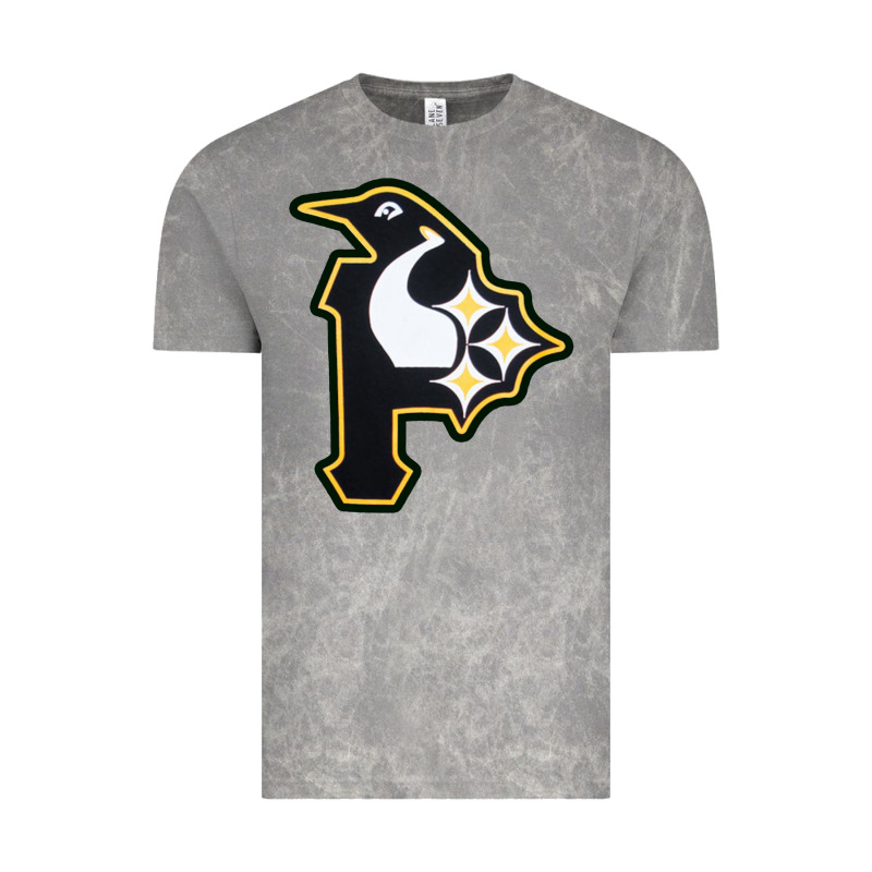 Pittsburgh Combined Sports Shirt And Sticker Vintage Tee by lanVoArt | Teevron