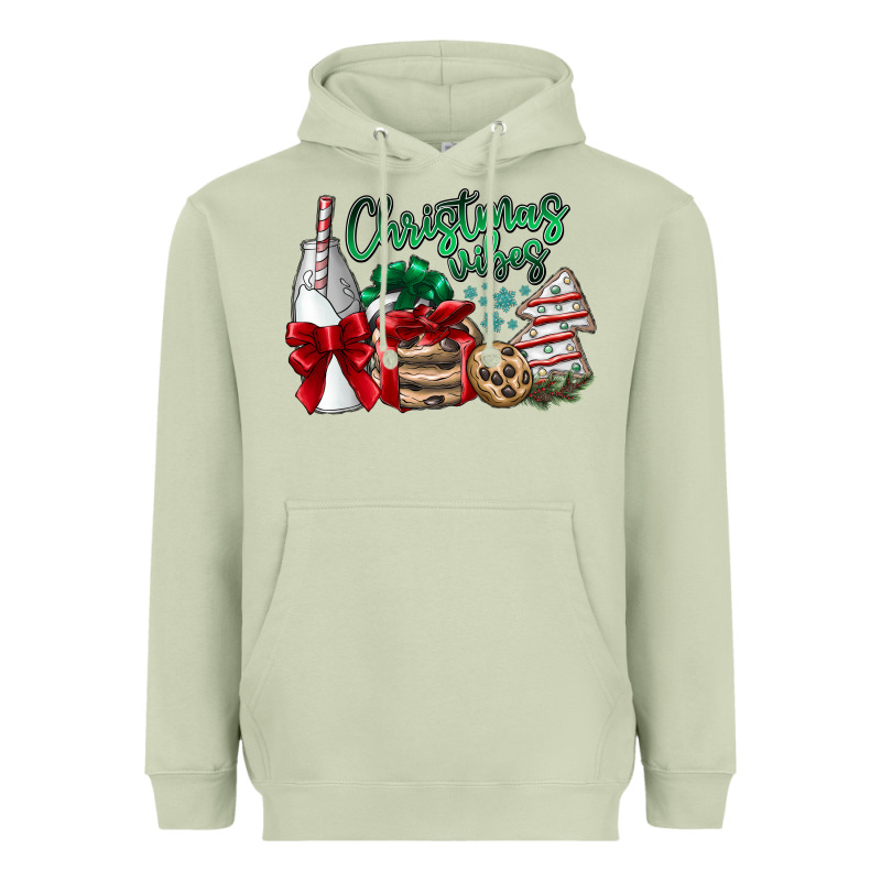 Christmas Vibes Heavyweight Hoodie by CowhideDigitalArt | Teevron