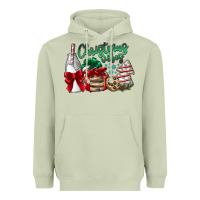 Matcha Christmas Vibes Heavyweight Hoodie - CowhideDigitalArt