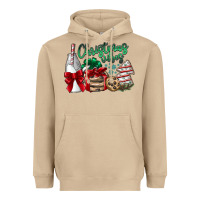 Mushroom Christmas Vibes Heavyweight Hoodie - CowhideDigitalArt