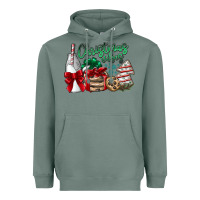 Sage Christmas Vibes Heavyweight Hoodie - CowhideDigitalArt