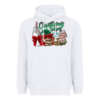 White Christmas Vibes Heavyweight Hoodie - CowhideDigitalArt