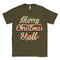 Army Green Merry Christmas Y'all Classic Tee - Bettercallsaul