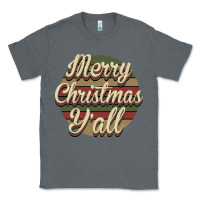 Charcoal Heather Merry Christmas Y'all Classic Tee - Bettercallsaul