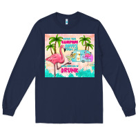 Navy never take camping advice from me Long Sleeve Tee - TumblerDesignByShophia
