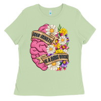 Matcha your anxiety is a lying bitch Ladies Tee - MaliasSmallBusiness