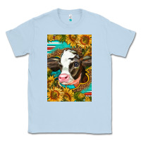 Dusty Blue Cute Baby Calf Classic Tee - LillyAllenDesigns