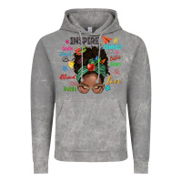 Cloud Rock afro messy bun teach inspire love teacher blessed Vintage Hoodie - NancyCooperArtShop