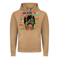 Vintage Camel afro messy bun teach inspire love teacher blessed Vintage Hoodie - NancyCooperArtShop