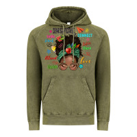 Vintage Olive afro messy bun teach inspire love teacher blessed Vintage Hoodie - NancyCooperArtShop