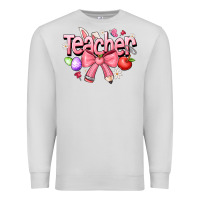 Dove Grey easter teacher Premium Sweatshirt - CowhideDigitalArt